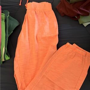 PINK Victoria's Secret Coral Jogger Pants